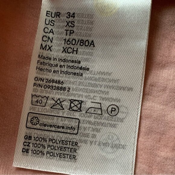 NWT H&M Divided Satin Corset Dress - Picture 10 of 11